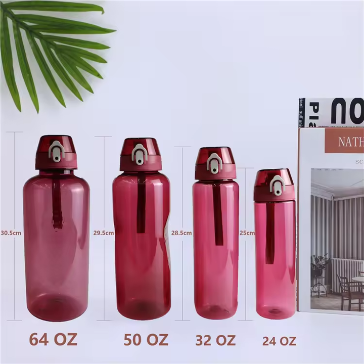 2024 New Bpa Free 2.2L Large Capacity High Temperature and Anti-fall Portable Mountain Climbing Plastic Water Bottle