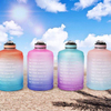 128oz Large Capacity Gallon Water Bottle Motivational with Straw & Big Handle
