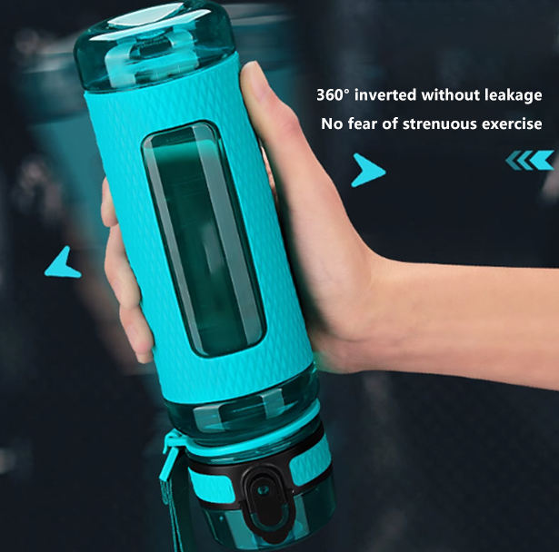 Portable Wide Mouth Colorful Tritan Bpa Free Plastic Gym Drinking Water Bottle 800Ml Bottles