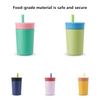 Custom Kids Insulated Stainless Steel Tumbler with Leak Proof Straw 360ml Modern BPA Free Kids Tumbler Cup for School