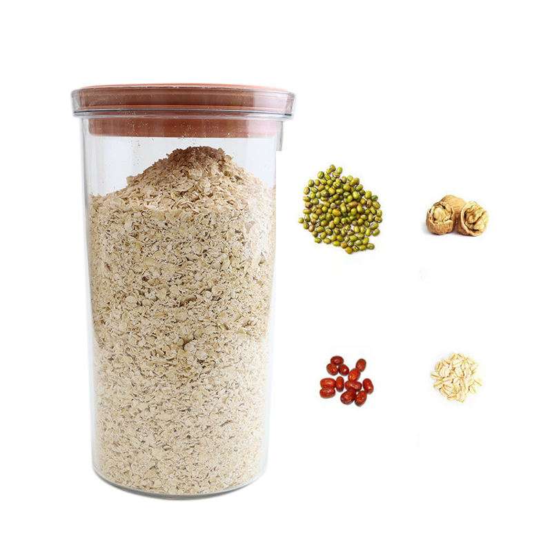 Wholesale 1600ml Super Large Capacity Cylindrical Oat Storage Containers Which Are Tall and Moisture Proof for Storage Purposes