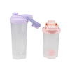 500ml Leak Proof Custom Color Logo Sport Plastic Protein Shaker Bottle with Plastic Ball and Portable Handle