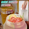 With Time Marker Straw Flip Top Divtop Handle Plastic Big Gym Sports 2200ml Jugs Motivational Half One 1 Gallon Water Bottle