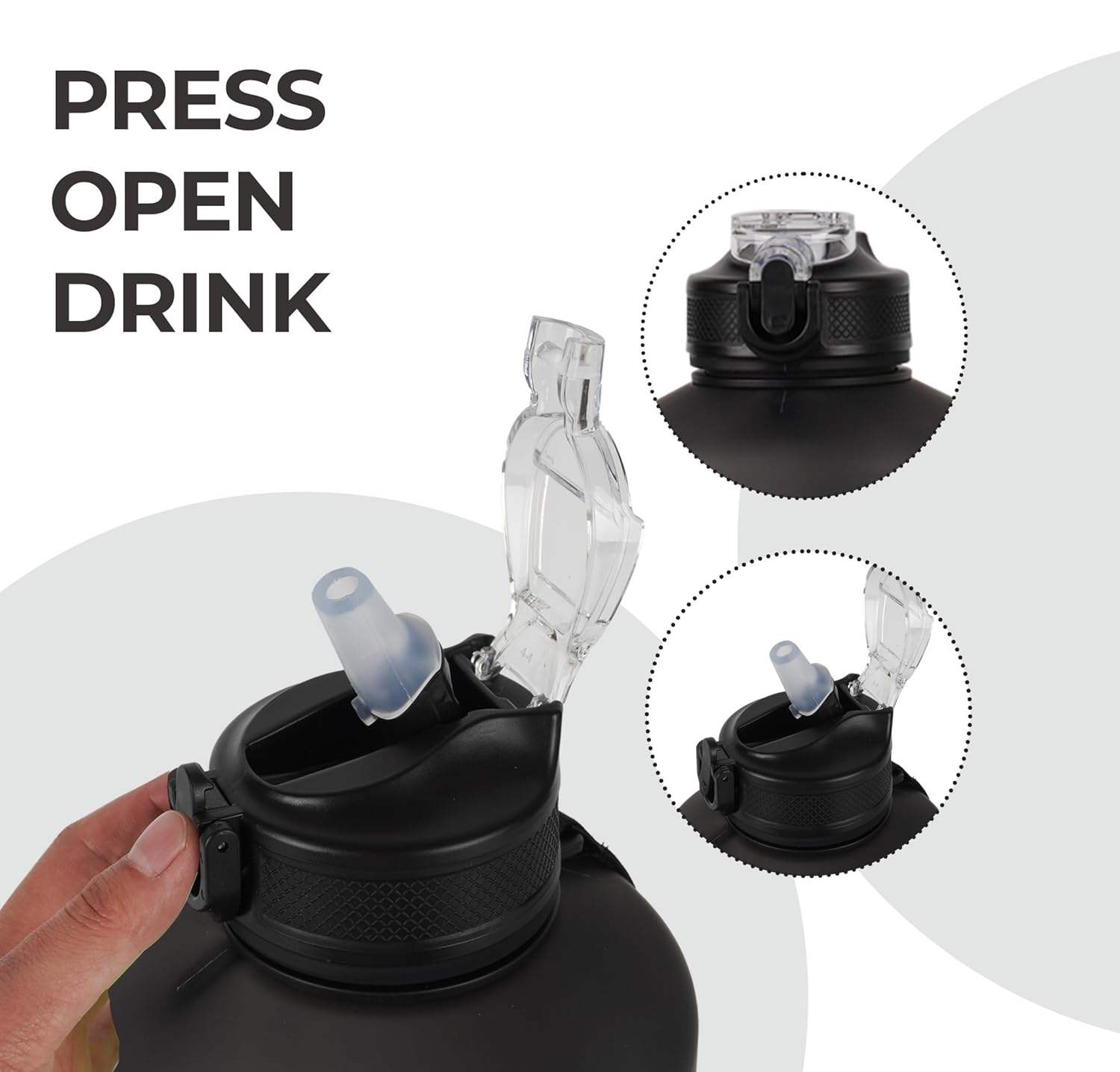2024New Custom Wholesale Multi-style Stimulating Movement Sports Plastic Water Bottle
