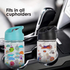 400ml Custom Printed Cartoon Color Kids Straw Bottle Drink Bottles Bpa Free Children Plastic Water Bottle With Handle