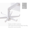 6 Pieces Rotating Folding Hook Multi-Purpose 180 Degrees Vertical Flip Hook Waterproof Self-Adhesive Folding Hook for Home
