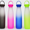 1000ML Gradient Color Water Cup Bowling Cup Large Capacity Sports Water Cup Lid Leakproof