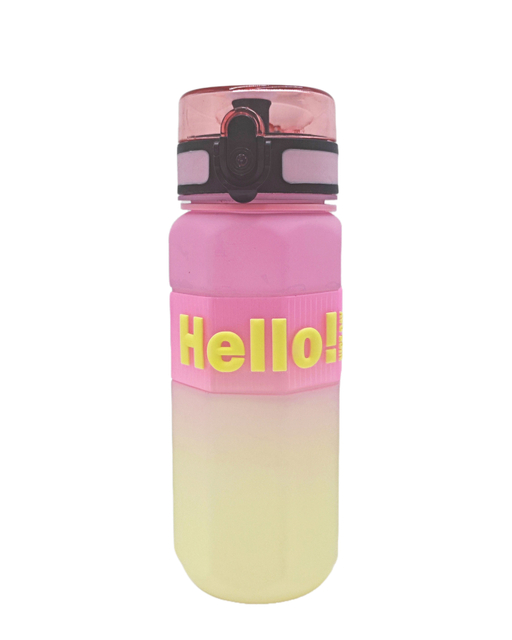 25oz Leak Proof Direct Drinking Sport Plastic Water Bottle with a Silicone Ring