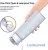 32oz Plastic Water Bottle Moticational Water Bottle with Time Marker Reusable Water Bottle Perfect for the Gym and Office Worker