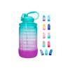 Hot Sell Large Capacity Water Bottle 1 Gallon Clear Plastic Sports Water Bottle BPA Free Custom Logo Water Jug
