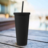 Gobelet Avec Couvercl Noir Mothers Day Tumblers 24Oz Plastic Insulated Tumbler With Straw and Lid