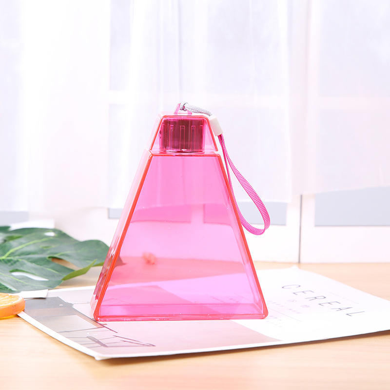 Bottiglia Da Bere Custom 300Ml Unique Shape Plastic Water Drink Bottle Bottles With Rope Screw Cap