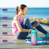2023 New Large Capacity Bottle Motivational Transparent 1.8L Gym Sport Jug Portable Bpa Free Plastic Water Bottle
