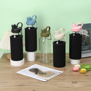 32Oz 1 Bouteilles D Eau En Verre Liter 1L 1000Ml Borosilicate Drinking Glass Water Bottle With Bag