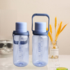 1100Mml 1.1L Big Capacity Leakproof Motivational Plastic Fitness Sports Water Drink Bottle