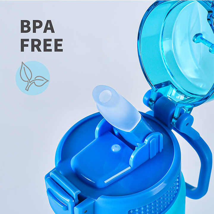 Bouteille Deau Moderne 2023 Drinking Bottle Tritan for Kids and Adult Plastic Straws Water Bottles