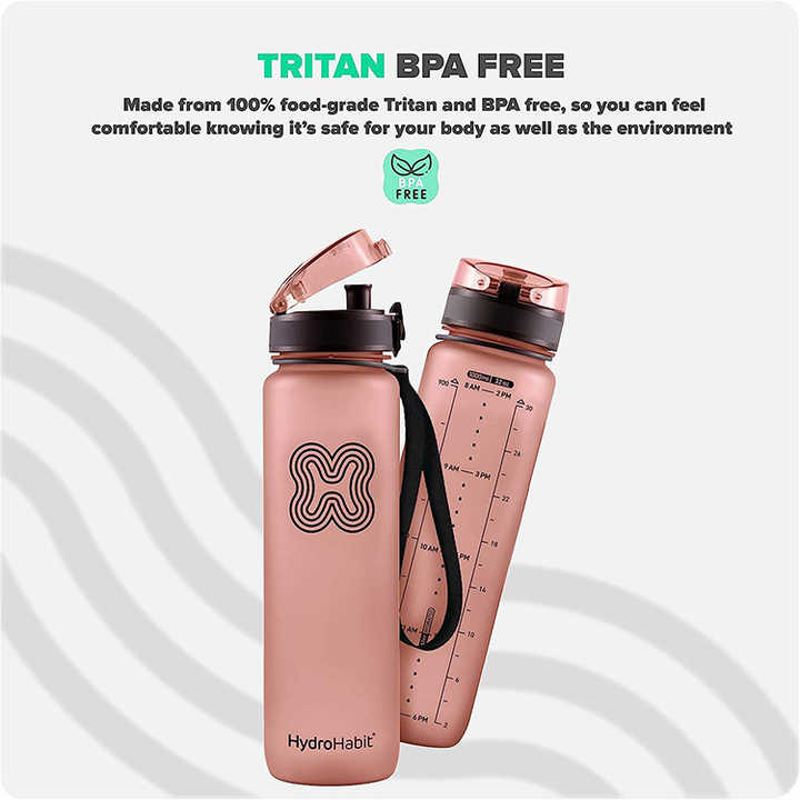 Garrafas De Agua 1L Botella Para Gimnasio 1 Litro Sport Clear Plastic 1000Ml Drink Bottles Drinking Water Bottle