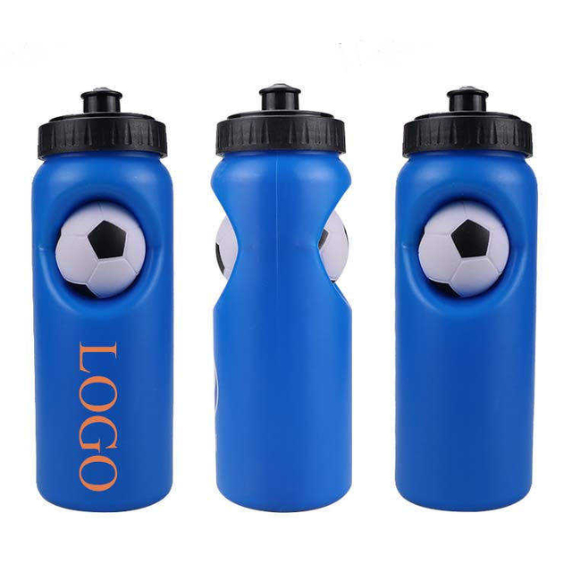 18Oz Soccer Ball Durable Creative Small Outdoor Plastic Bike Squeeze Water Drink Bottle