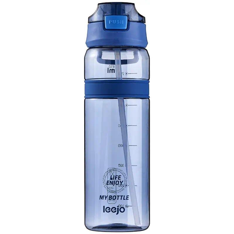Tritan Flasche Bpa Free High Quality Plastic Sports Drink Bottles in Bulk Water Bottle With Straw