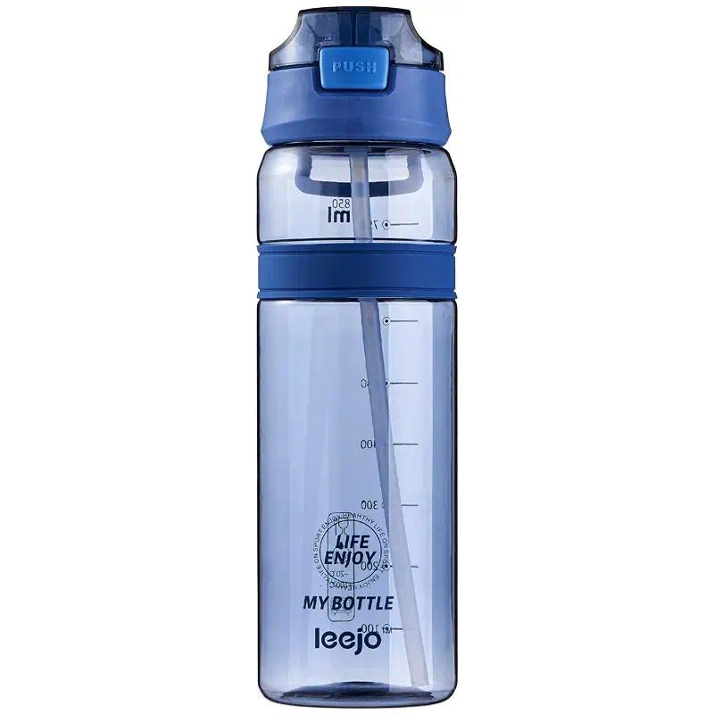 Tritan Flasche Bpa Free High Quality Plastic Sports Drink Bottles in Bulk Water Bottle With Straw