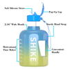 Garrafa De Agua Colorida Botellas De Agua Plastico Plastic Drink Bottle With Logo Half Gallon Motivational Gym Water Bottle