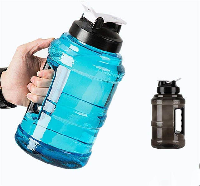 Leak Proof Plastic Gym Sport Drinking Drink Water Bottle With Carrying Handle