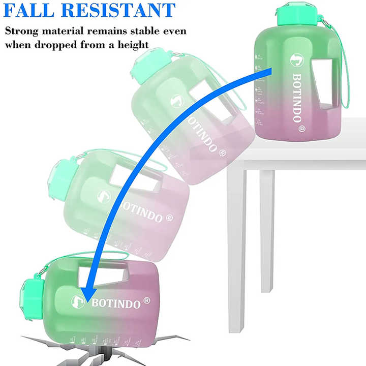 Half Gallon Water Bottle 74Oz Motivational 2.2L Dropshipping Chinese Suppliers Sports Water Bottle