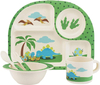 BPA FREE RPET New MATERIAL PLASTIC KIDS SETS with Cup Fork Spoon and Bowl Eco-friendly