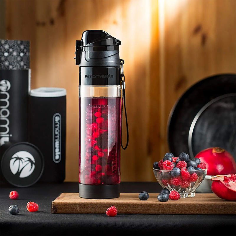 700ML High Quality Water Infuser Bottle, BPA FREE Infuser Water Bottle, Fruit Infuer Water Bottle for Sport