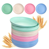 Platos De Fibra De Trigo 25 Cm Deep Dinner Wheat Straw Children Plate Plates