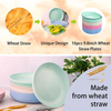 Platos De Fibra De Trigo 25 Cm Deep Dinner Wheat Straw Children Plate Plates