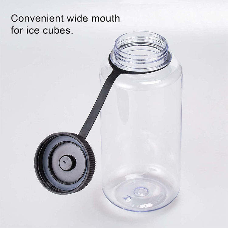 Custom Logo Bpa Free 32Oz Drink Bottle Botellas De Agua Transparente Water Bottles