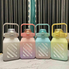 Bpa Free Wasser Flasche Botella De Agua Sin Bpa Gran Capacidad Square Shaped Drink Clear Water Bottle Bottles