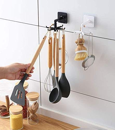 Utensil Holder Hanger Hook for Kitchen and Bathroom 360 Degrees