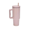 40 oz Hot and Cold Coffee Mug Stainless Steel 304 Insulated Travel Tumbler With Handle and Straw Lid