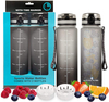 1 Litre Water Bottle Sports Motivational Water Bottle with Time Markings