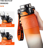 800ml/1000ml Tritan Custom Logo Sport Water Bottle with Straw for School Student Portable and BPA FREE
