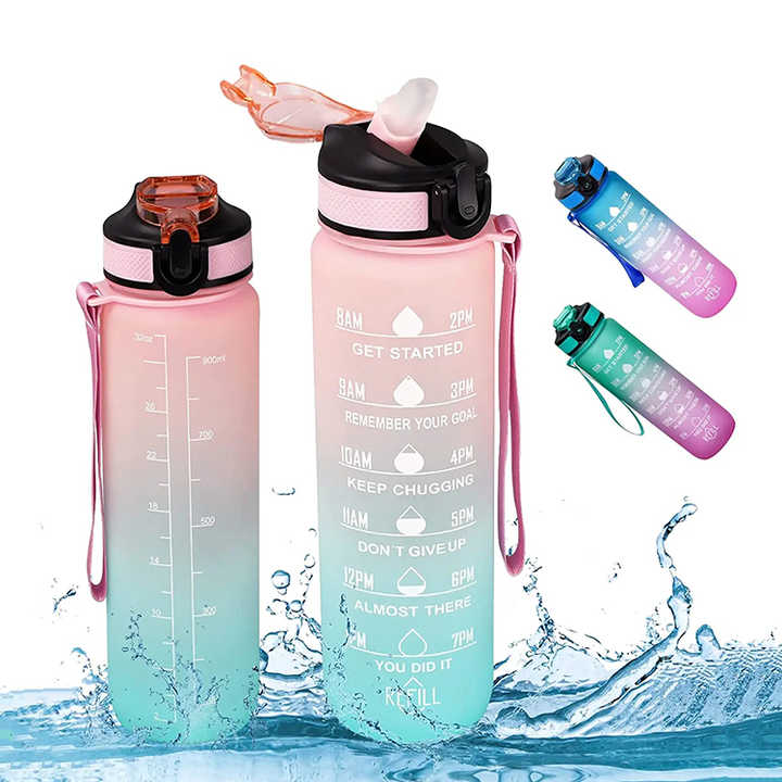 Garrafa De Agua De Plastico Botellas De Agua Gym Tritan New Water Bottle 2023 1000Ml Water Bottles for School