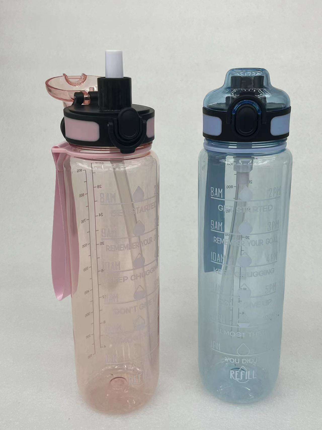 Wholesale 32oz 32 oz 1000ml Gym Drinking Clear BPA Free Tritan Plastic Wide Mouth Water Bottle With Lid Custom Logo