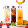 18oz Glass Bottles With Lids for Juice Juice Cleanses and Reusable Juicing Bottles Wide Mouth Can Custom Cloth Cover
