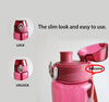 New Style 2200/1500/1000/700ml Plastic Water Bottle Straight Drink Water Bottle