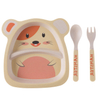 New Bamboo Fiber Children Dinnerware Hot Selling Kids Dinner Set