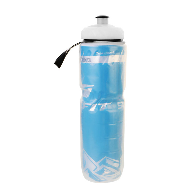High Quality Double Wall Insulated Bike Bicycle Cycling Mountain 650 ml Sports Drink Plastic Water Bottle With Air Seal Lid
