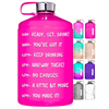 Custom Logo Wholesale Bpa Free 128 Oz 128Oz Motivational Tritan Plastic Gym Drink Bottle Water Bottle for Sport