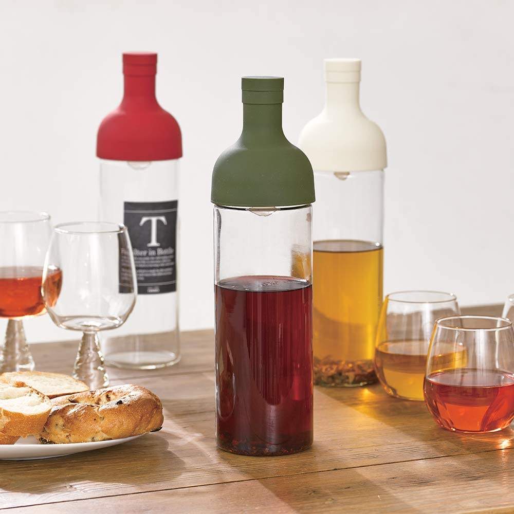 750Ml Eco Friendly Clear Tea Glass Drinking Bottles Water Bottle High Borosilicate Material