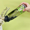 1L 1000Ml Customizable Reusable Leak-Proof Portable Outdoor Plastic Gym Sports Water Bottle With Straw Handle Rope