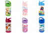 350ml Kids Water Drinking Bottle BPA Free Wide Mouth Flip Sip Easy Open Lightweight Leak-Proof Water Bottle with Cute Print