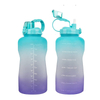 64 oz Water Bottle with Time Marker to Drink Half Gallon Motivational Water Bottle with Straw and Handle Large BPA Free Bottle