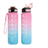 CHINA SELECTION 2023Custom Eco-Friendly Amazing Hot Sale 750ml Bpa Free Sports Drinking Gym Water Bottle Plastic With Straw