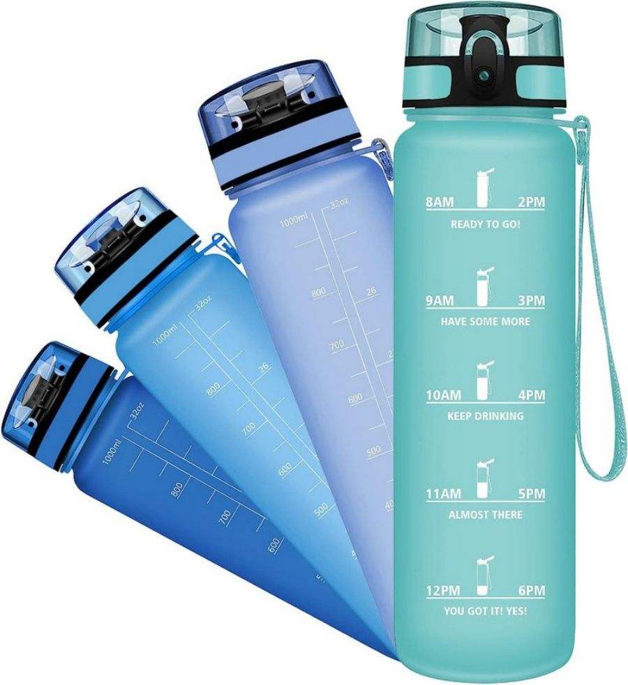 Frosted Plastic Water Cup Outdoor Bicycle Riding Kettle Sports Fitness Space Cup Mountaineering Water Bottle